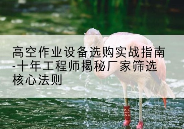 砚山剪叉式升降机厂家-高空作业设备选购实战指南-十年工程师揭秘厂家筛选核心法则